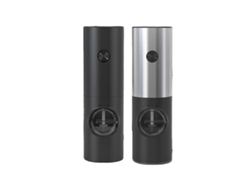 Molinillo eléctrico de sal y pimienta Rosewell de 70 ml, de acero inoxidable con ajuste de temperatura.
