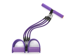Elásticos de Entrenamiento JOASHUAL (Elástico - Morado - 26 x 50 cm)