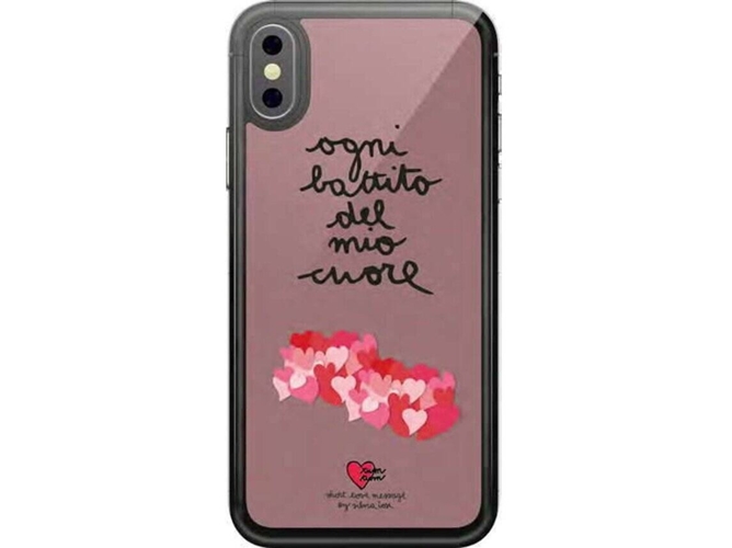 Funda iPhone XR SILVIA TOSI Cuore Rosa
