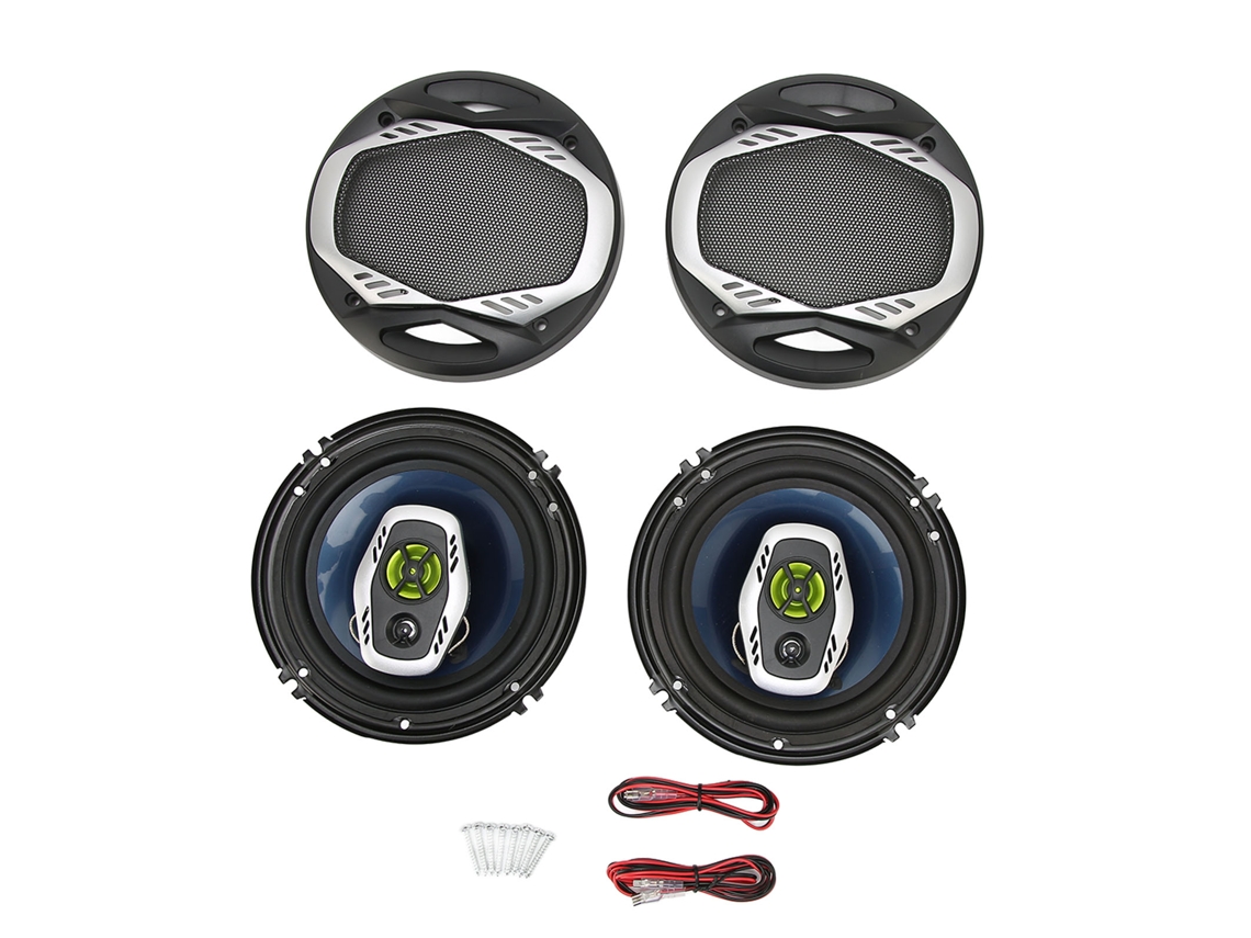 Altavoz Coaxial Para Coche De 6,5 Pulgadas, 90 Db, 4 Ohmios, 600 W, Graves Y Agudos.