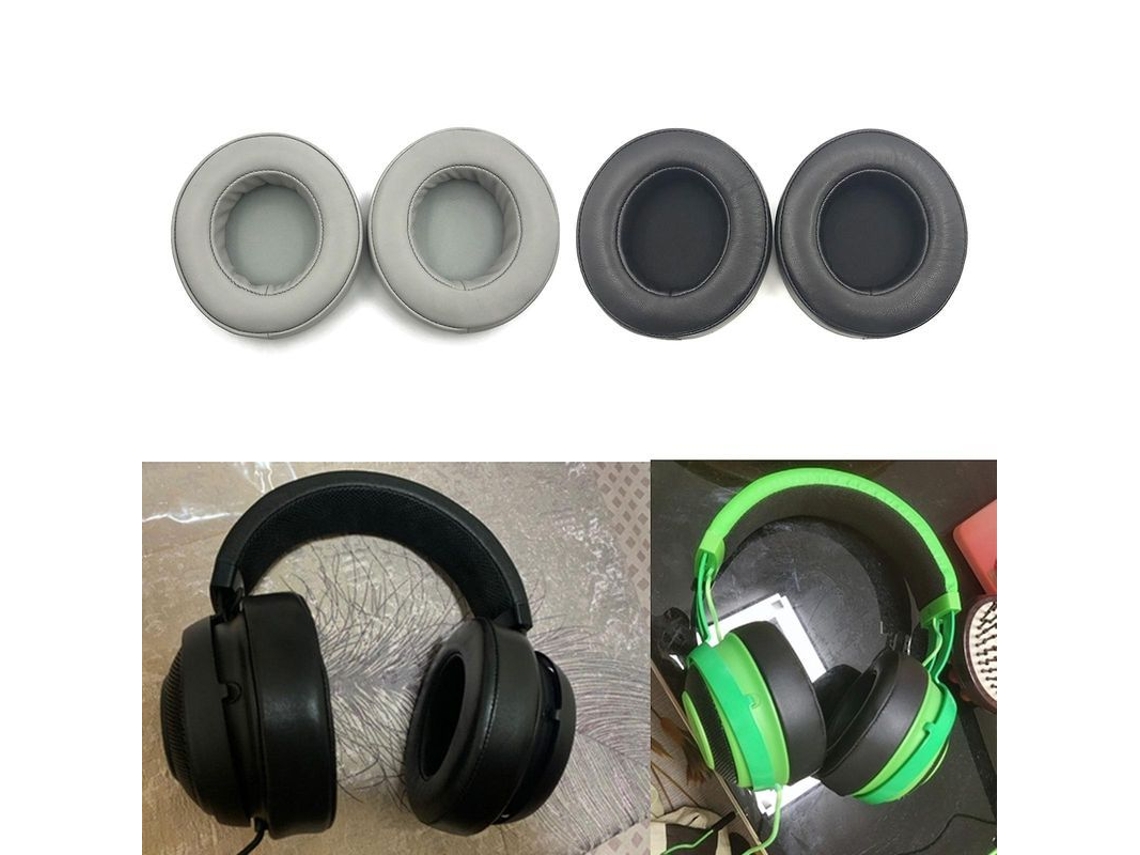 Anillos Para Los Oídos De Alta Calidad Para Los Auriculares Razer Kraken 7.1 V2/pro V2, Con Almohadillas De Piel De Oveja.
