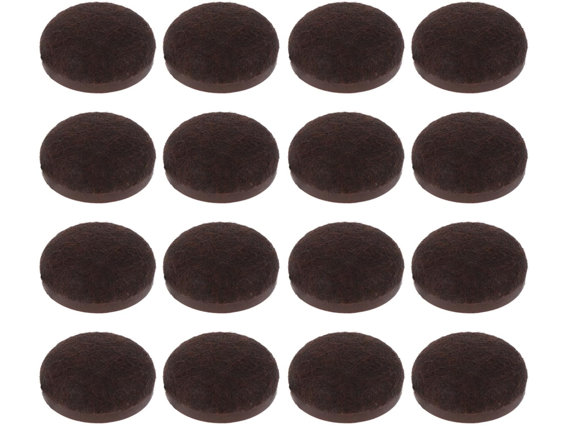 Almohadillas De Fieltro Y Goma Marrón Para Muebles, Protectores De Patas De Sillas Para