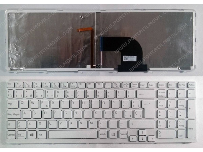Teclado para Portátil Sony Sve15 Y Sve17 Series Retroiluminado