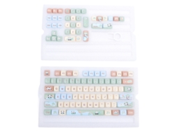 Juego De 112 Teclas Pbt Con Diseño De Panda Adorable, Altura Mca De 9 Mm, Para Teclados Mecánicos.