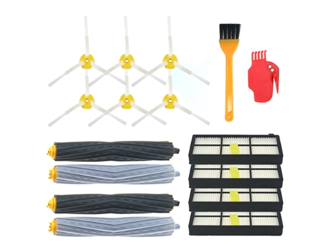 Cepillo Lateral con rodillo de filtro Hepa para Irobot Roomba 800, 860, 870, 880, 890, 900, 960, 980, piezas de limpiador al vacío, accesorios