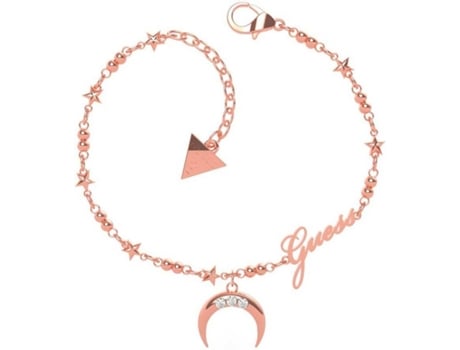Collar GUESS Rosa (Acero Inoxidable - 17-20 cm)
