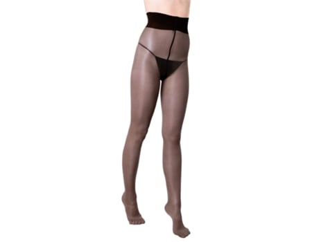 Pack de 2 Mallas ANAISSA Licra 40 den Relax Mina Poliamida Mujer (M (38-40) - Negro)