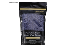 Granos De Cera Dura Natural Blue Zoo 250g Para Depilación Corporal Con Aroma A Lavanda
