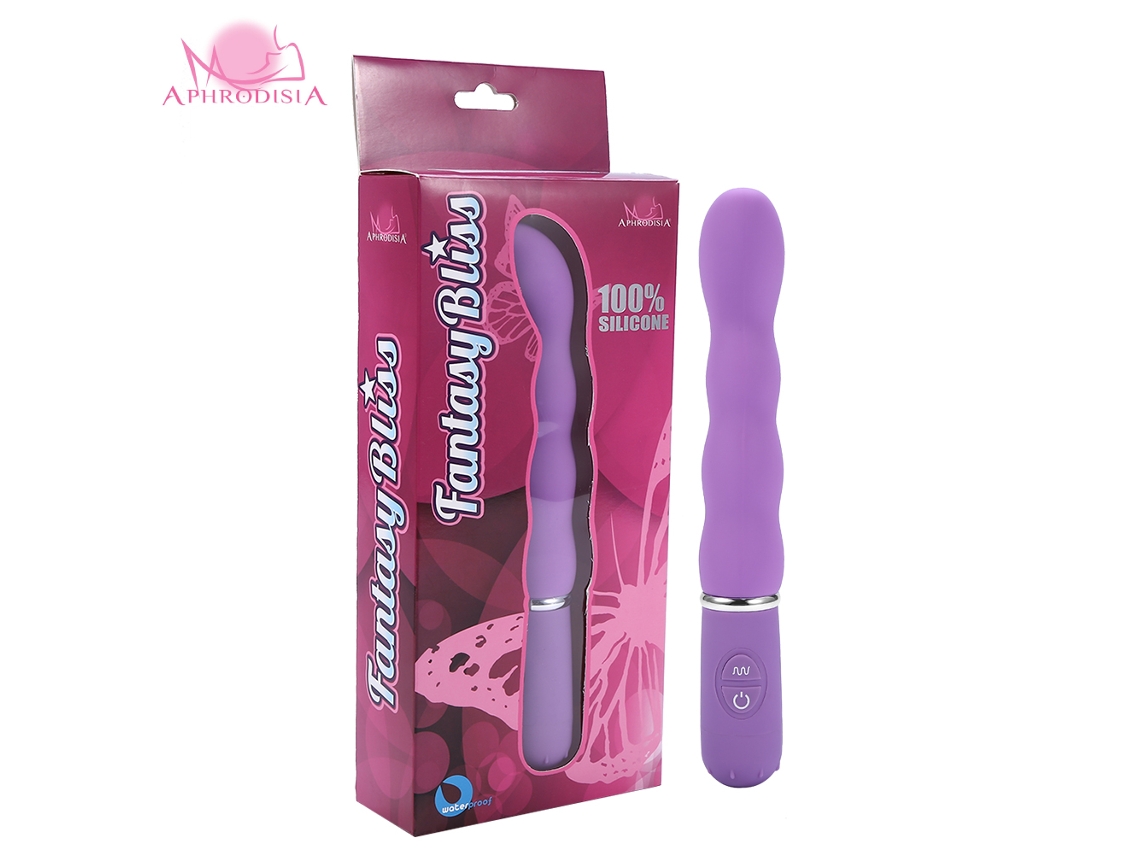 Vibrador Masajeador Aphrodisia Mujer Impermeable Silencioso 10 Frecuencias Estimulación Punto G Morado