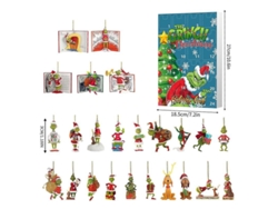 Calendario De Adviento Navideño Caja Ciega Cuenta Regresiva 24 Días Colgante De Árbol De Navidad Estilo Niche Navidad20