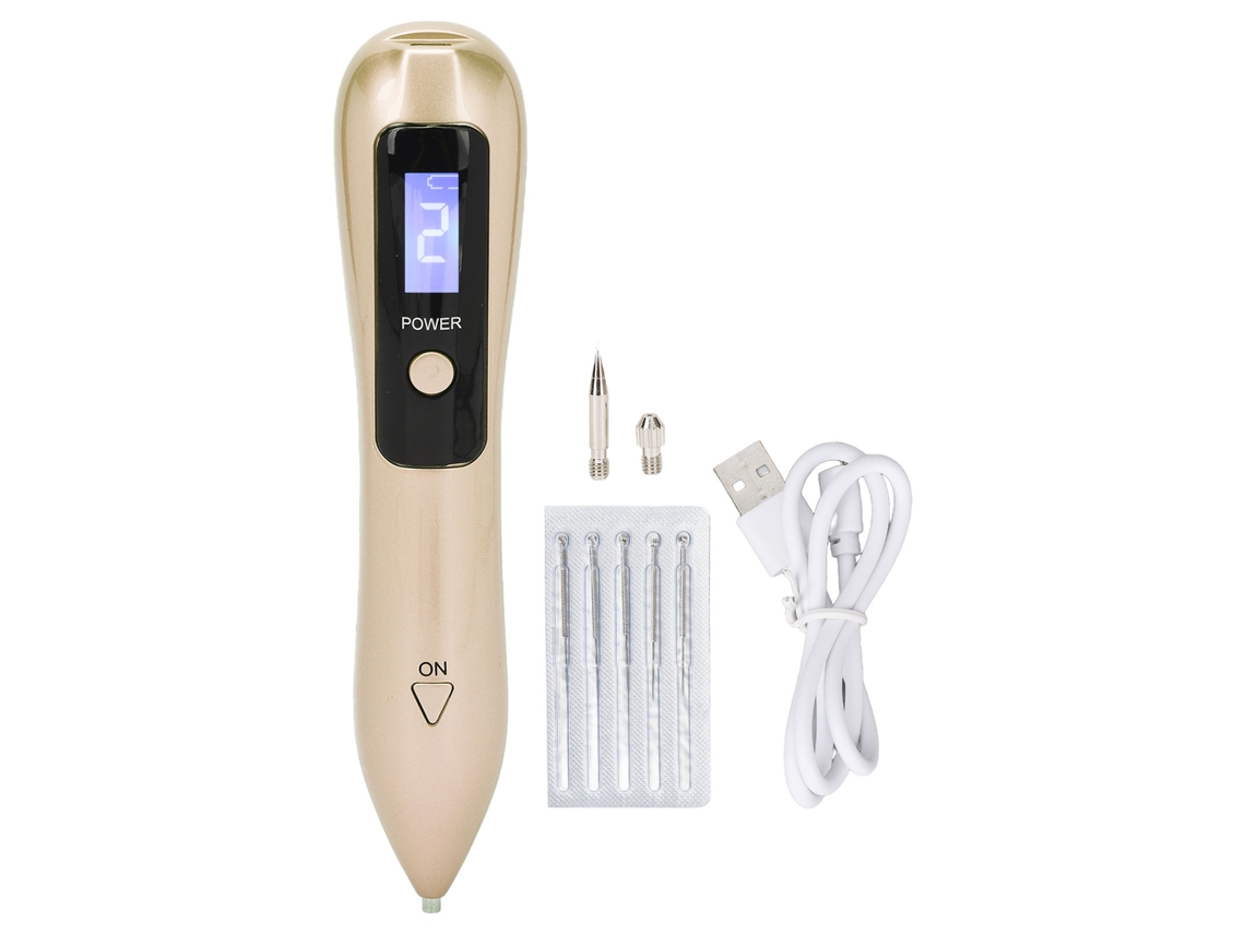 Pluma Eliminadora De Verrugas Eléctrica Ajustable 9 Velocidades Recargable Usb