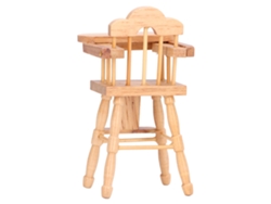 Vlola-silla Alta Para Bebé En Miniatura Para Casita De Muñecas, Mueble Modelo De Decoración 1:12
