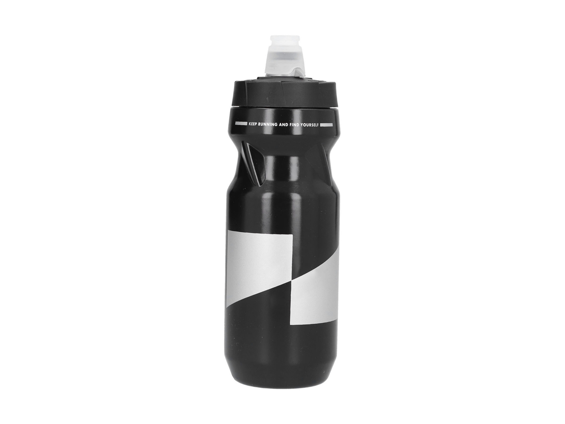 Botella Portátil De Silicona Exprimible Para Bicicletas, Color Negro, Con Boquilla.