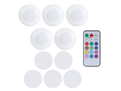 Luz nocturna LED 2026 con control remoto y táctil para armarios y debajo de gabinetes.