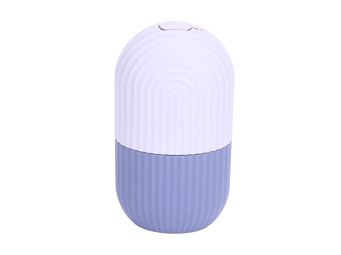Molde de hielo facial para masajes, morado