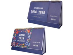 Calendario De Escritorio De 2 Piezas, Calendario Mensual Perpetuo, Planificador De Notas