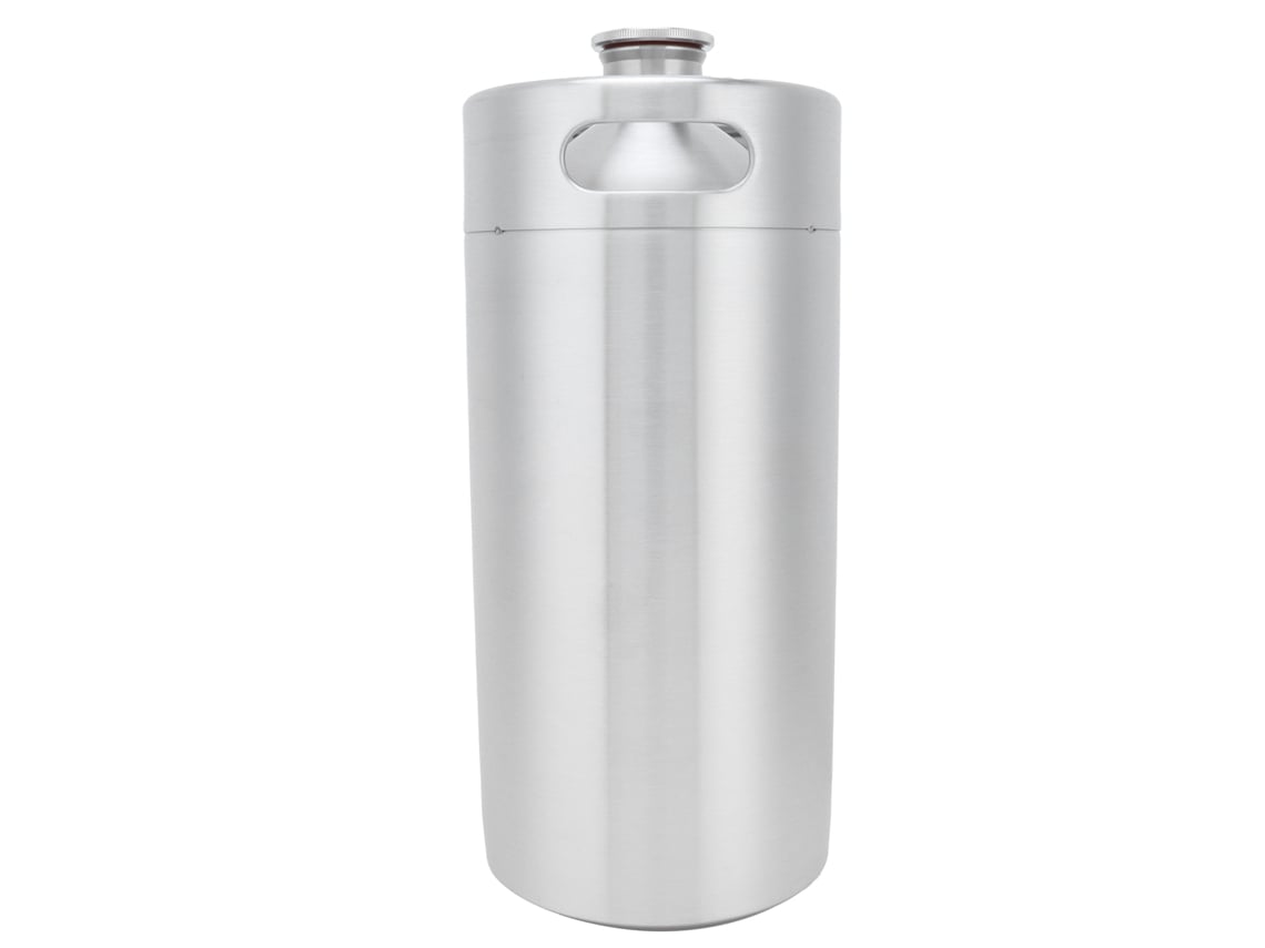 Mini Barril De Cerveza De Acero Inoxidable De 3,6 Litros Con Tapa Hermética Para El Hogar, Hoteles Y Bodegas.