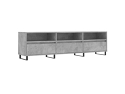 Mueble TV 150x30x44,5 cm Derivados de Madera Gris Cemento MAISON EXCLUSIVE
