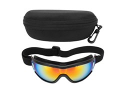 2026-gafas Protectivas Para Niños Anti Salpicaduras Uv Con Estuche Marco Negro Película Gris
