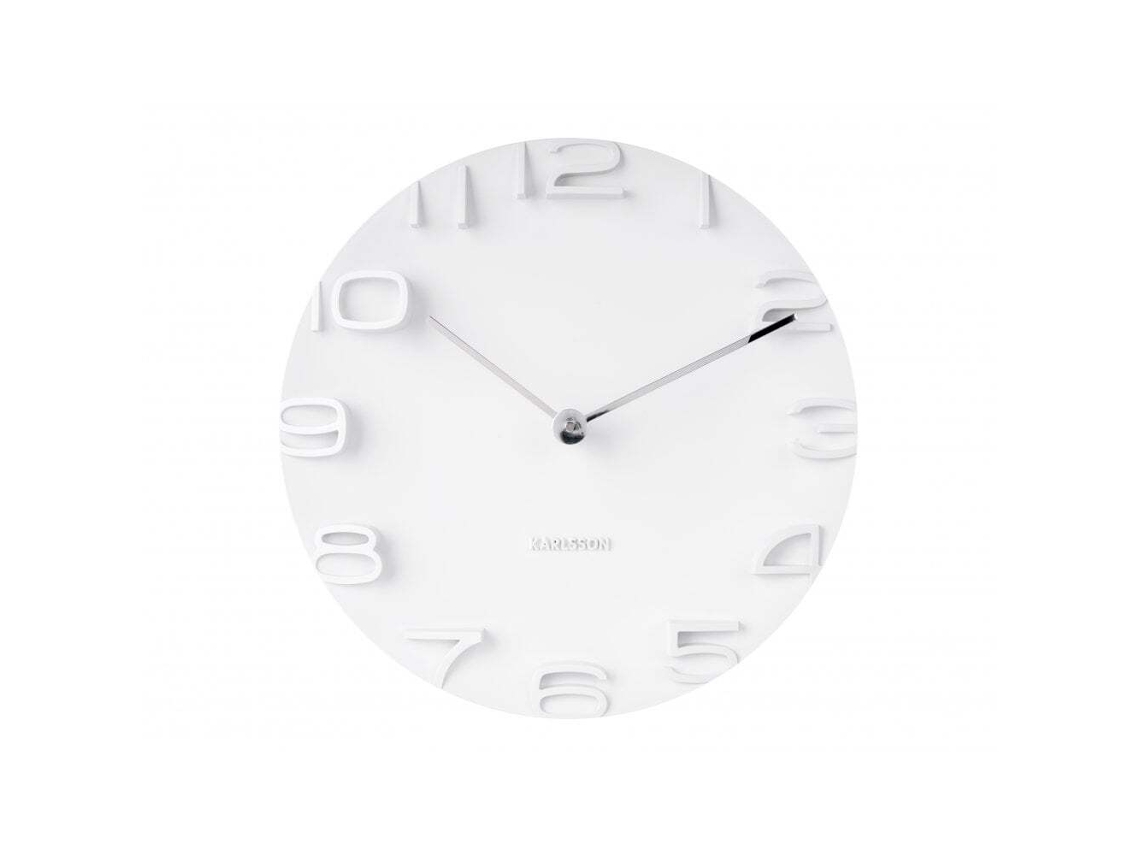 Reloj de pared con agujas cromadas Karlsson On The Edge