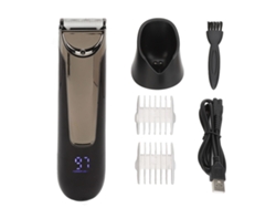 Tijera Eléctrica Para Cabello Sin Cable Con Pantalla Lcd Impermeable Compacta Y Portátil Para Hombre Hogar Y Viaje