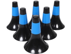 Juego de 8 conos de plástico para entrenamiento de baloncesto