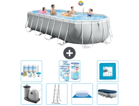 Piscina Tubular INTEX 26798GN-CB42 (18202 L - 305x122cm)