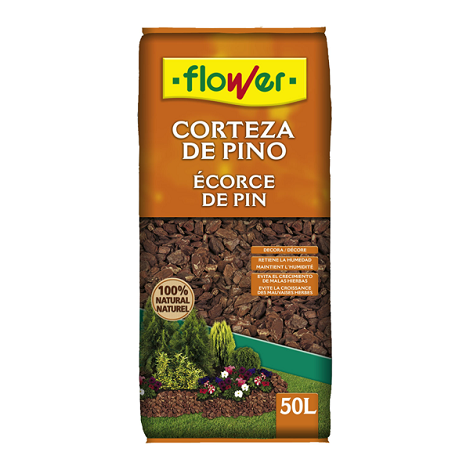 Casca de Pinheiro Estilo FLOWER 15/30 50 Litros