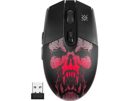 Ratón DEFENDER (1600 dpi - Negro)