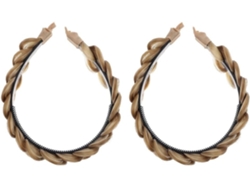 Diademas Elásticas Trenzadas De 2 Piezas Para Mujer, Elegantes Accesorios Para El Cabello Con Diseño