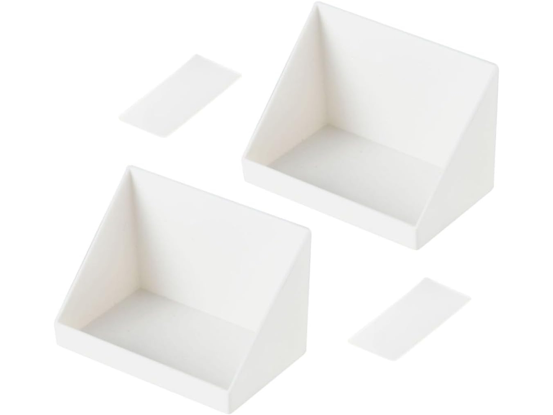 Juego de 4 organizadores de pared para maquillaje y artículos de tocador de Gokoco