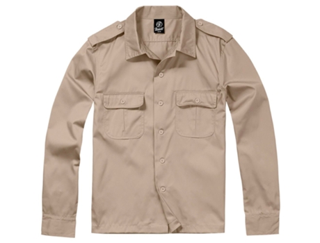 Camisa para Hombre BRANDIT Manga comprida us Beige de Nautica (2XL)