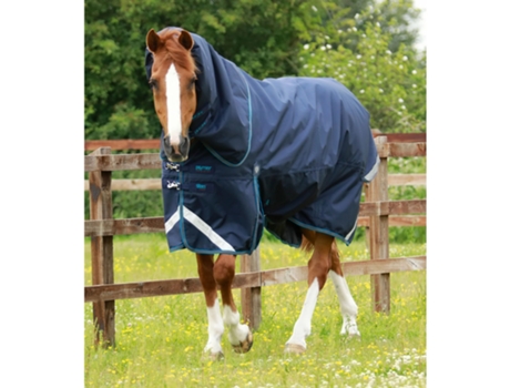 PREMIER EQUINE Titan 200g Manta de exterior para caballos con cubrecuello