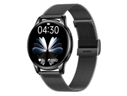 Smartwatch Bestvite De 1.32" Para Mujer Con Llamadas, Más De 100 Ejercicios, Monitorización De Frecuencia Cardíaca, Sueño Y Spo2 Negro