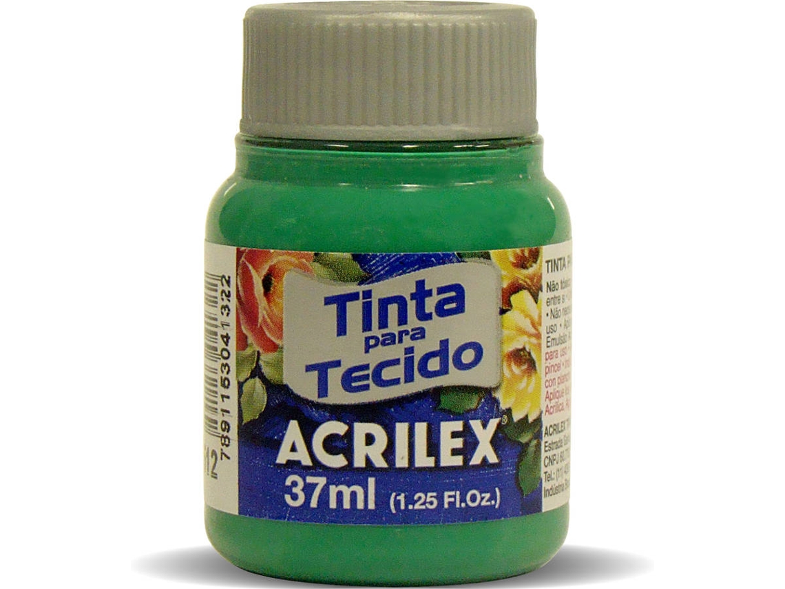 Tinta de Tela Mate Acrilex Verde Veronés (04140/512 37ml)