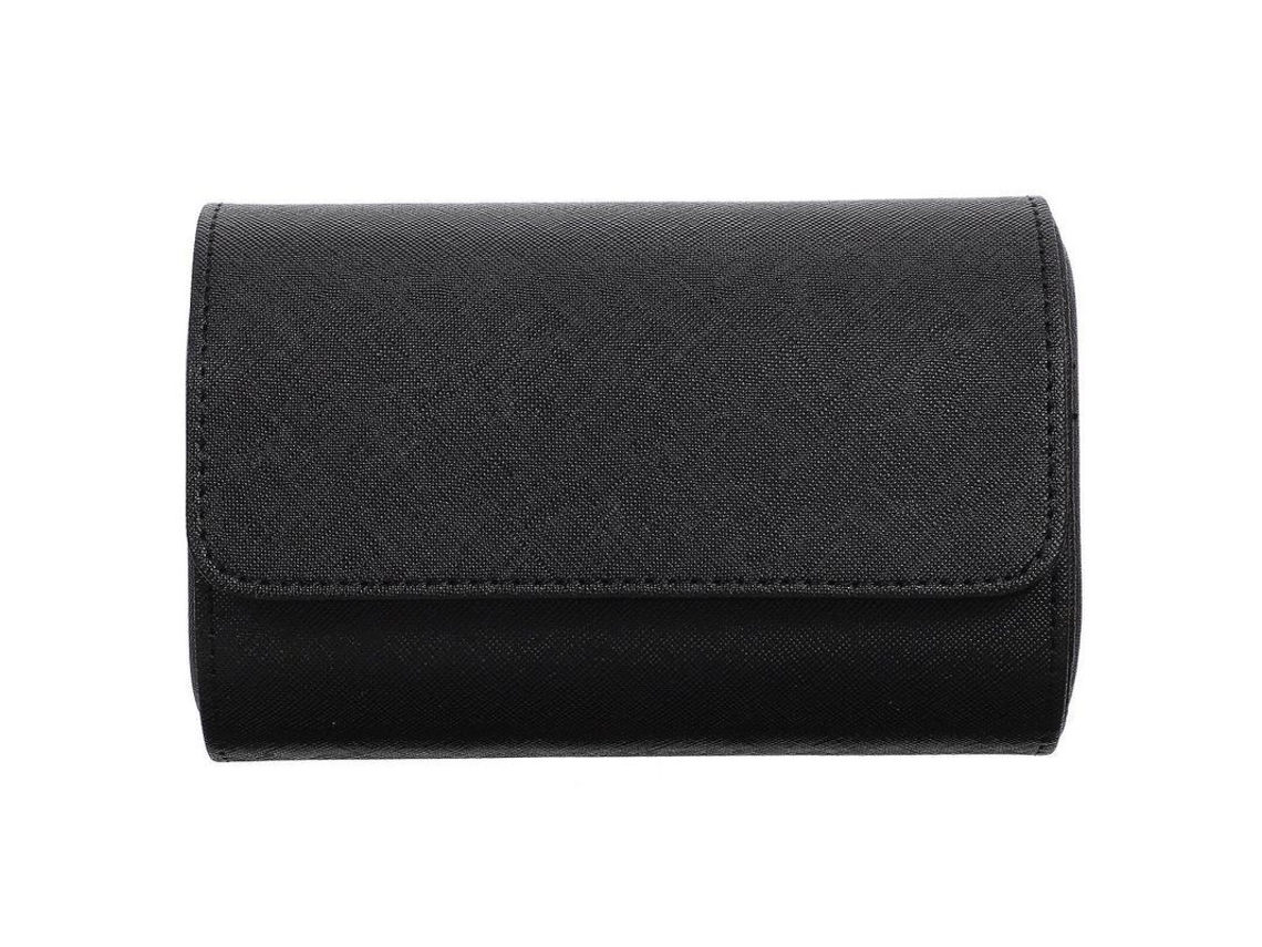Estuche De Viaje Para Reloj Oki Con 2 Compartimentos, Estuche De Almacenamiento Portátil De Pu, Organizador Antivibración.