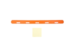 Flotador Inflable De 230 Cm Para Piscina, De Pvc, Color Naranja, Ideal Para La Playa Y Fiestas.