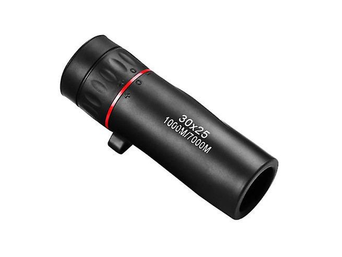 Telescopio monocular 30x25 HD con visión nocturna y zoom de 10x, color negro Yizhood (145)