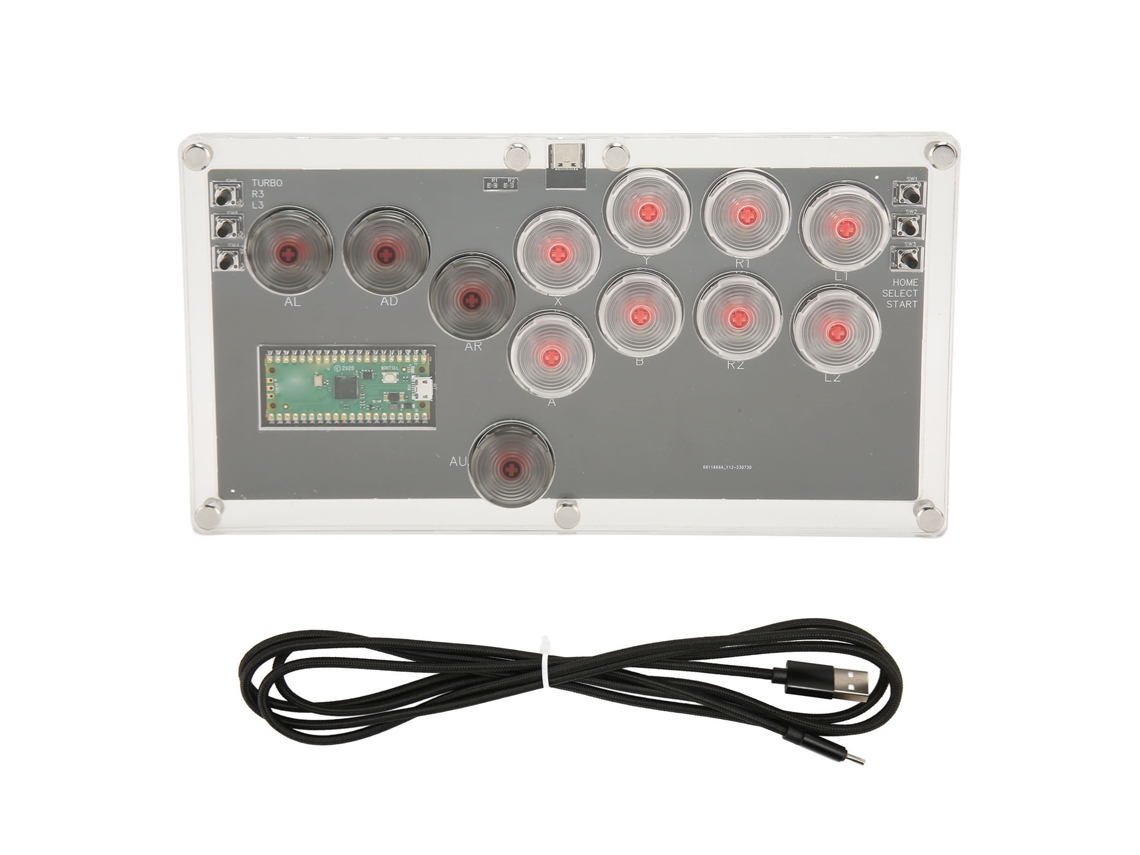 Controle Joystick Arcade LAXISCREED Led Portátil