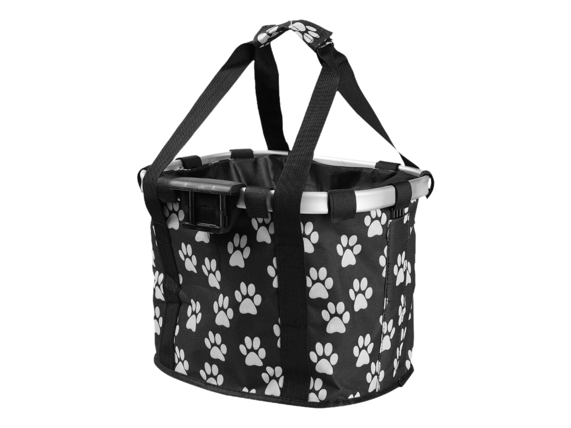 Cesta delantera para bicicleta, bolsa plegable, duradera, slowmoose