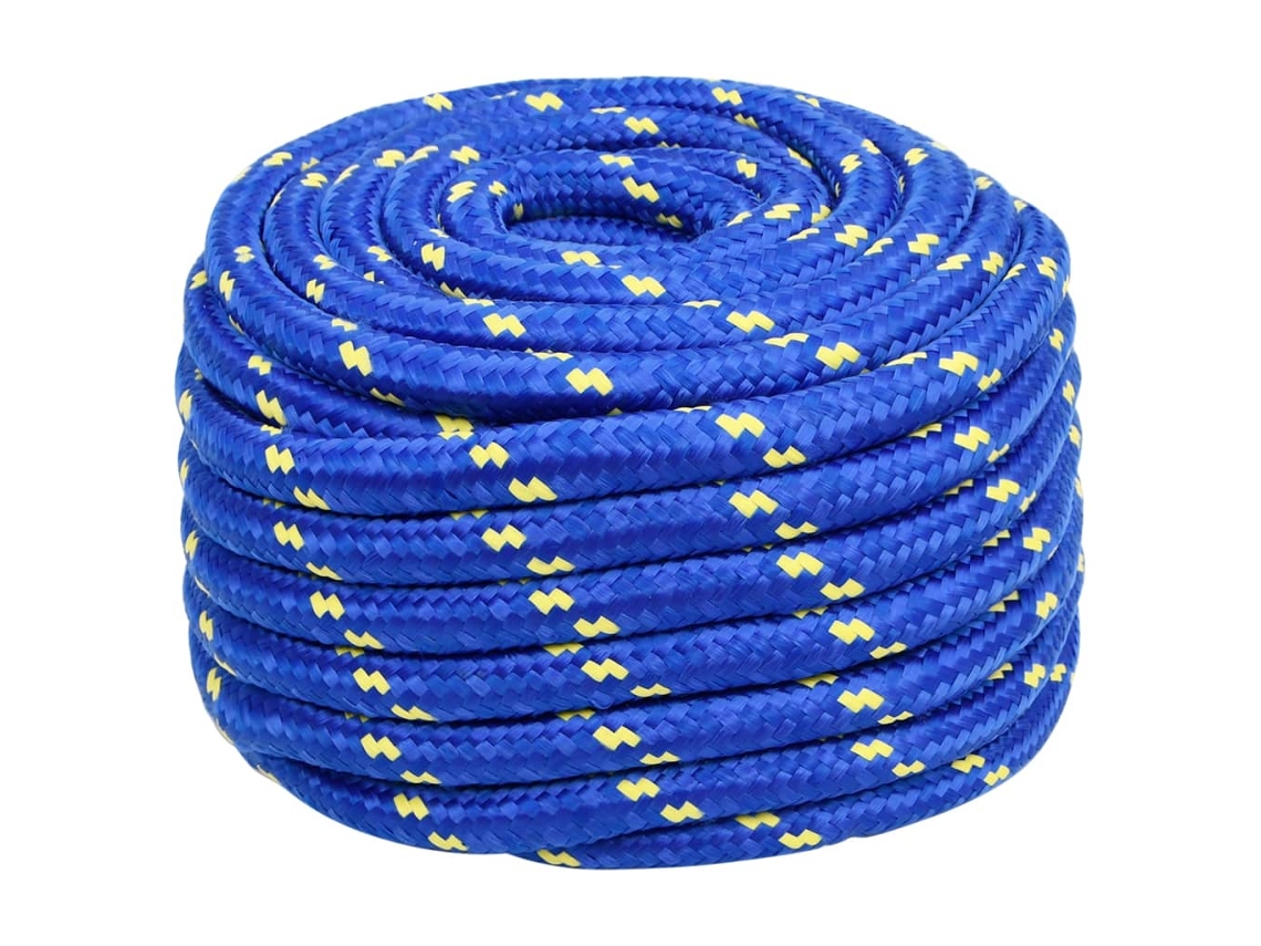 Cuerda para barcos de 20 mm y 100 m, polipropileno azul HARLANV1