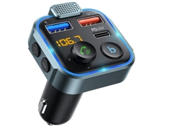 Transmisor Fm Bluetooth YIZHOOD Negro