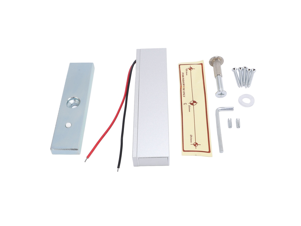 Sistema De Cierre Electromagnético, Modo Nc De 180 Kg, Kit De Control De Acceso Para Puertas De 12 V.