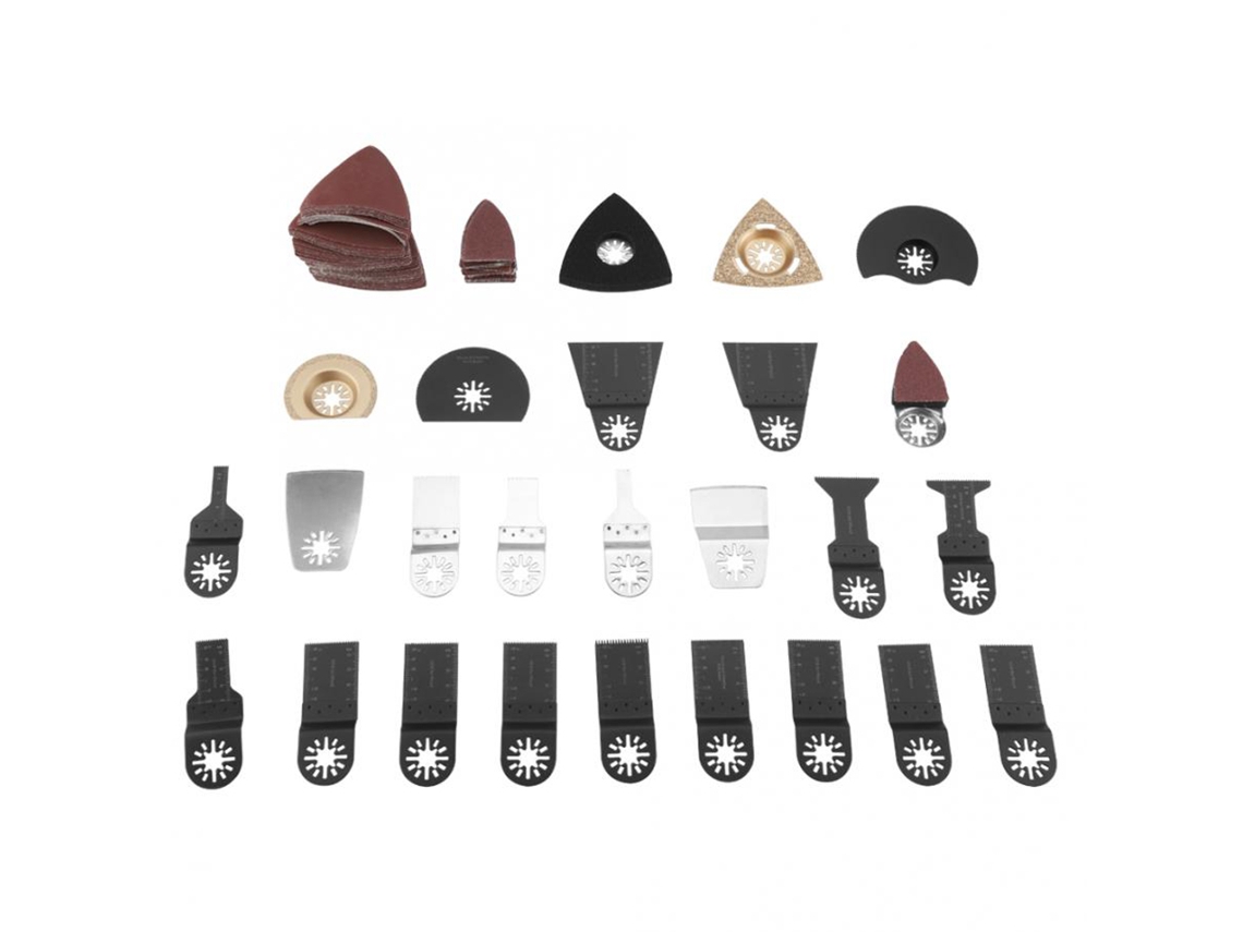 Kit De 100 Hojas De Sierra Para Herramienta Oscilante Y Accesorios Múltiples Para Bricolaje En El Hogar.