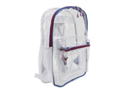 Mochila unisex de PVC transparente de gran capacidad.