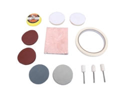 Kit De Pulido De Cristales De Reloj De 20 Piezas Con Polvo Y Accesorios Para La Reparación De Arañazos.