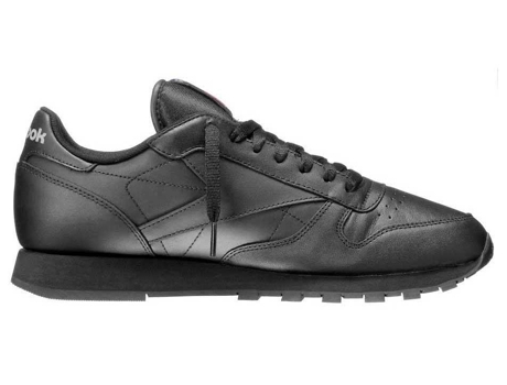 Zapatillas REEBOK Classic Leather Hombre (35 - Gris y Negro)