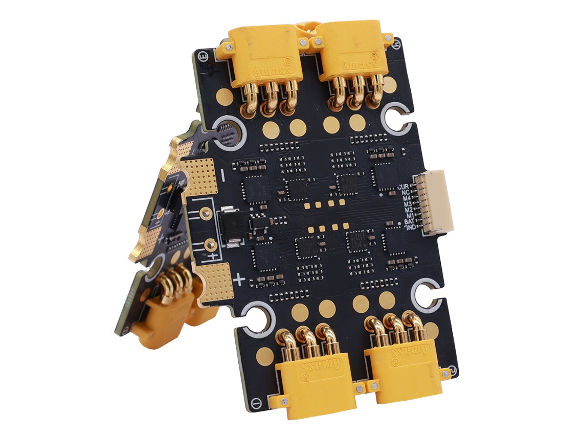 50a Esc34.4mm*34.4mm Hakrc Ef60 2-6s 50a Brushless Esc Supports Pwm Oneshot125 Multishot Dshot600 For Fpv Racing Drone