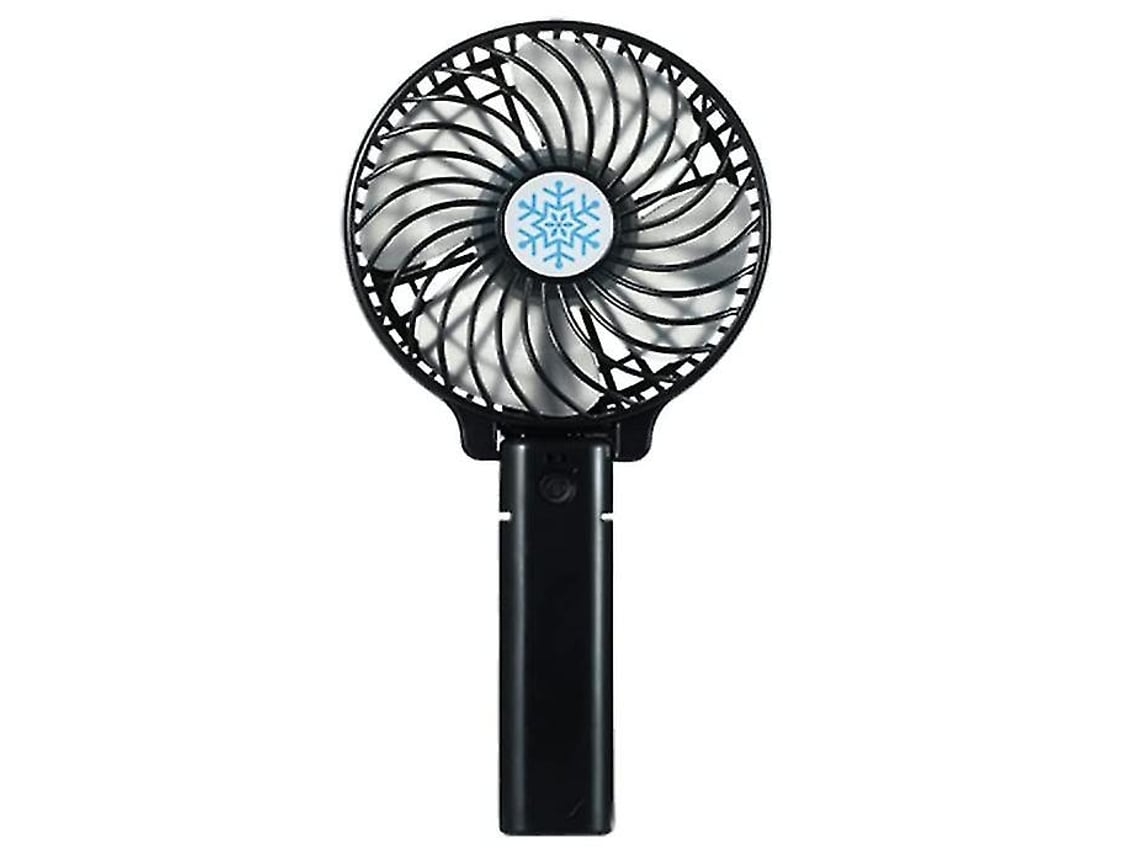 Mini ventilador portátil con batería recargable de 2000 mAh, duración de la batería de 3 a 8 horas, bajo nivel de ruido, carga USB, color negro USHION