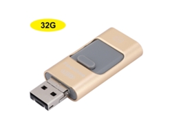 Unidad Flash Usb Portátil De 32g De Tres En Uno Para Interfaz Apple